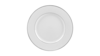 White W/Platinum Trim Dinner Plate rental in Jupiter, FL