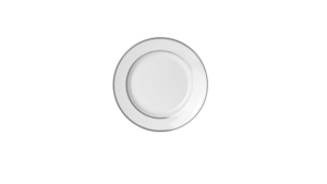White W/Platinum Trim Saucer Plate rental Jupiter, FL