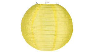 Yellow Paper Lantern 14" W/Light rental Jupiter, FL