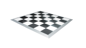 21'X21' Black & White Dance Floor rental Auburn, AL