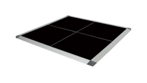 15'X15' Solid Black Dance Floor rental Auburn, AL