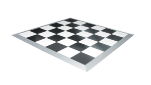 24'X24' Black & White Dance Floor rental Auburn, AL