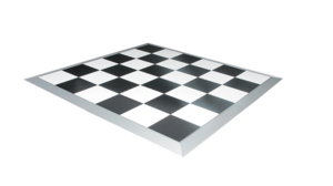 18'X21' Black & White Dance Floor rental Auburn, AL