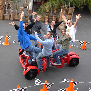 Bicycle Built For 7 W/Staff & Cone Track rental San Diego, CA