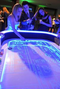 Craps Table "So-Cal Chic" Led Lights – rental San Diego, CA