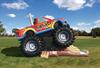 Monster Truck Deluxe Bounce House Combo Slide rental in Houston, TX