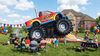 Monster Truck Deluxe Bounce House Combo Slide rental in Houston, TX