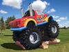 Monster Truck Deluxe Bounce House Combo Slide rental in Houston, TX