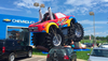 Monster Truck Deluxe Bounce House Combo Slide rental in Houston, TX