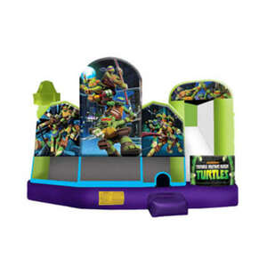 Ninja Turtles 5in1 Bounce House Combo W rental Houston, TX