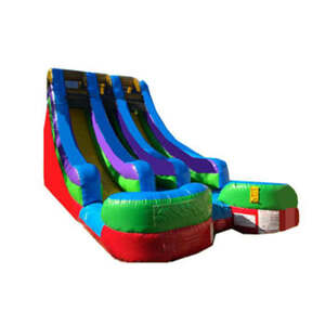 18ft Retro Double (Dry Or Wet/Water Slide) rental Houston, TX
