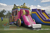 Princess Carriage Bounce House Moonwalk With Slide rental in Houston, TX