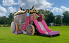 Princess Carriage Bounce House Moonwalk With Slide rental in Houston, TX