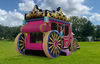 Princess Carriage Bounce House Moonwalk With Slide rental in Houston, TX