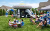 Ufo Spaceship Bounce House Moonwalk With Slide rental in Houston, TX