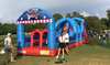 75ft All Stars Adventure Obstacle W/ Dry Slide rental in Houston, TX