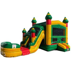 2-Lane Fiesta Bounce House Combo W rental Houston, TX