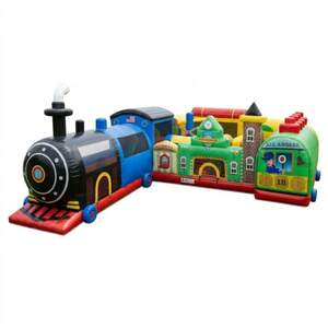 Fun Express Train Station Obstacle Course rental Houston, TX