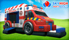 First Responders Ambulance Wet/Dry Bounce House rental in Houston, TX