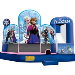 Frozen 5in1 Bounce House W rental Houston, TX