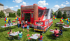 Fire Station Bounce House Combo W rental in Houston, TX