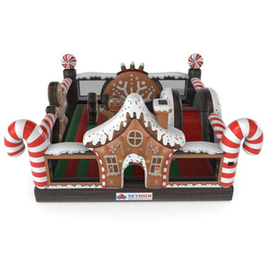 Gingerbread Wonder Playland Bounce House rental Houston, TX