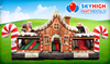 Gingerbread Wonder Playland Bounce House rental in Houston, TX