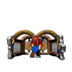 Lumberjack Inflatable Axe Throw (Double) rental Houston, TX