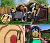 Lumberjack Inflatable Axe Throw (Double) rental in Houston, TX