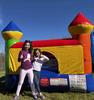 Multi Color Tiny Castle Indoor/Outdoor Bounce rental in Houston, TX