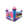 Pink And Purple Castle Tiny Indoor/Outdoor Bounce rental in Houston, TX