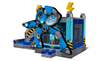 Blue Robot Bounce House Combo W rental in Houston, TX