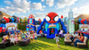 Spidey And Friends Playground Toddler Obstacle rental in Houston, TX