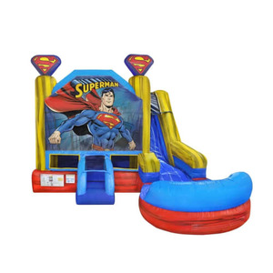 Superman 6in1 Combo With Wet Or Dry Slide rental Houston, TX