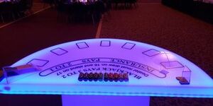 Led Light Up Blackjack Table rental New York, NY