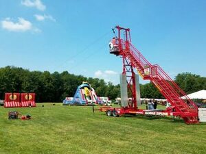 Trailer Mounted Mobile Zipline Rental rental New York, NY