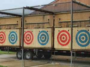 Giant Axe Throwing Trailer Rental rental New York, NY
