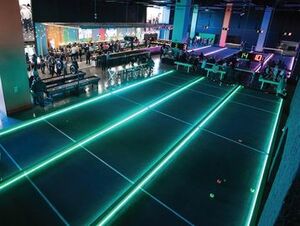 Giant Led Bocce Ball Court rental New York, NY