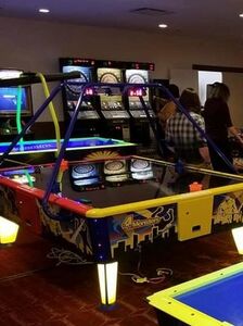 Giant Four Player Air Hockey Table Rental rental New York, NY
