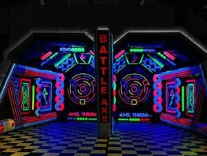 Glow In The Dark Blacklight Axe Throw rental New York, NY