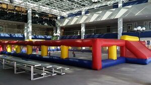 Jumbo Inflatable Foosball Game rental New York, NY
