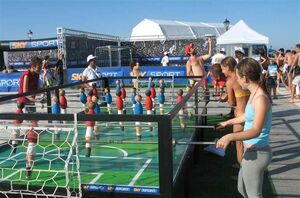 Giant Non-Inflatable Foosball Game rental New York, NY