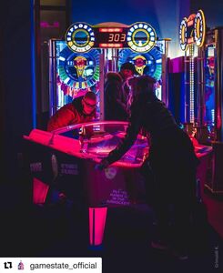 Outdoor Weatherproof Air Hockey Table rental New York, NY