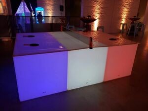 Led Ping Pong Table rental New York, NY