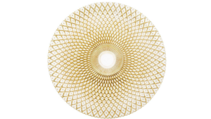 Gold & Glass Starburst Charger Plate rental Central Pennsylvania, PA
