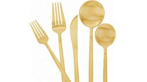 Gold & Crystal Salad Fork rental Central Pennsylvania, PA