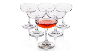 Clear Champagne Coupe rental Central Pennsylvania, PA