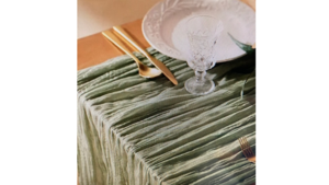 Table Runner - Sage Cheesecloth rental Central Pennsylvania, PA