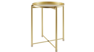 Gold Tray Side Table rental Central Pennsylvania, PA