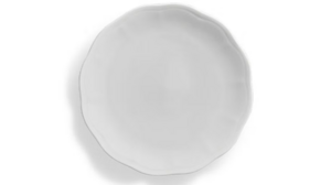 Scalloped White Salad Plate rental Central Pennsylvania, PA